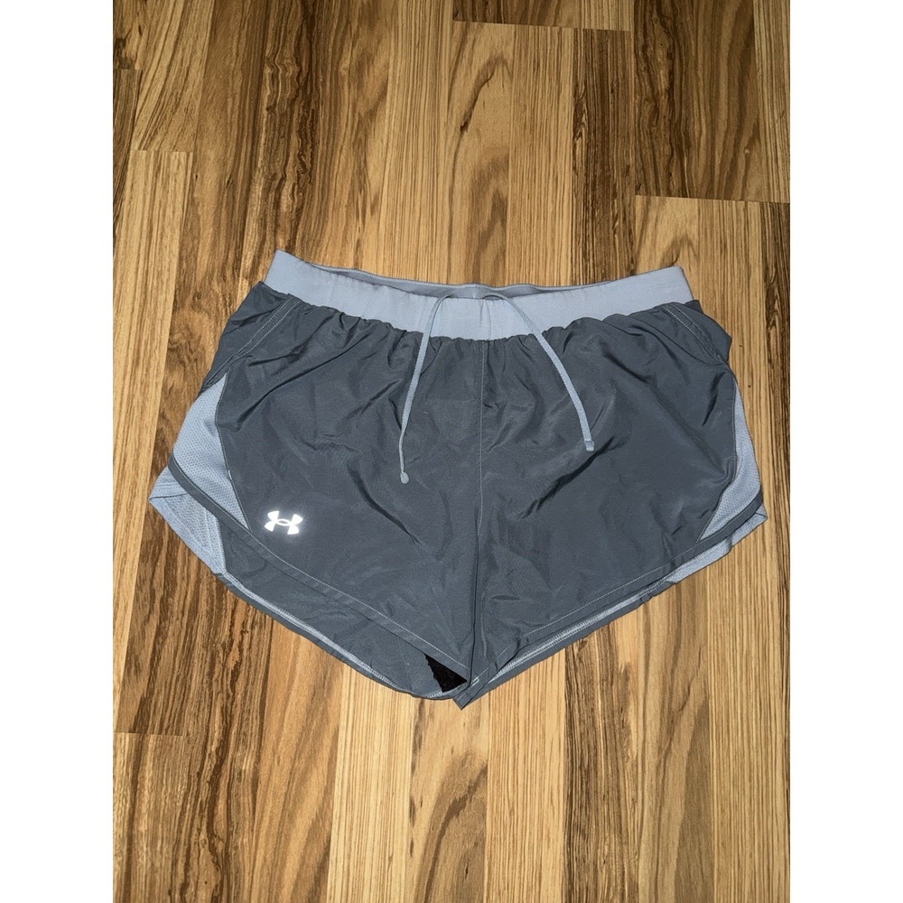 Under Armour UA Women's‎ Sz Large HeatGear Athletic Running Shorts Inseam Lined